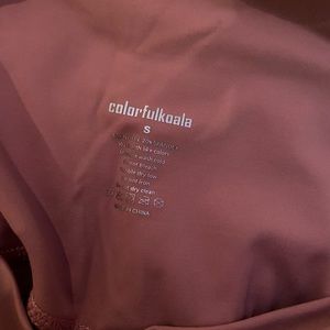 Colorfulkoala (Amazon) Leggings Mauve Size small